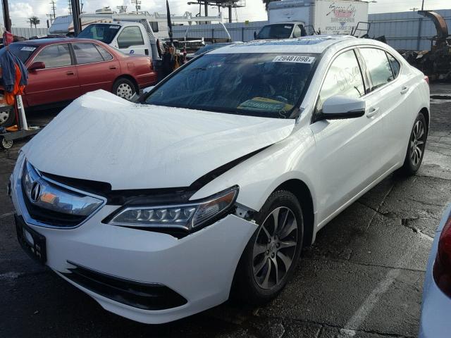 19UUB1F52FA009999 - 2015 ACURA TLX TECH WHITE photo 2
