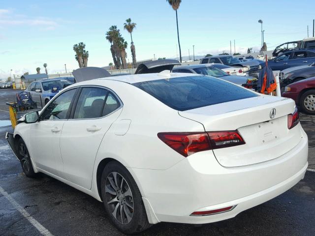 19UUB1F52FA009999 - 2015 ACURA TLX TECH WHITE photo 3