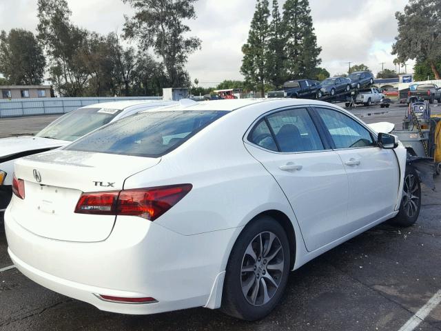 19UUB1F52FA009999 - 2015 ACURA TLX TECH WHITE photo 4