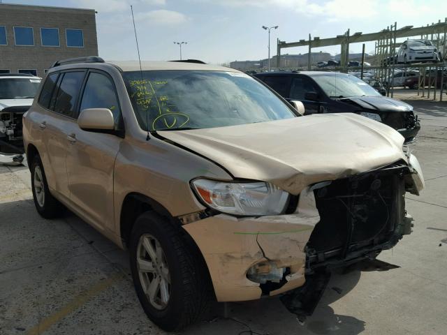 JTEES41A382065824 - 2008 TOYOTA HIGHLANDER GOLD photo 1