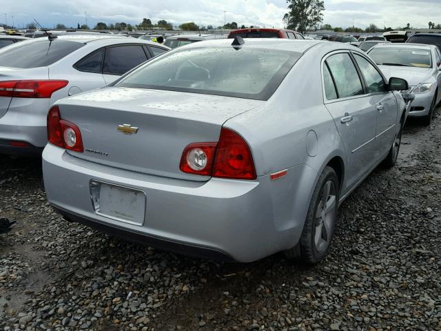 1G1ZC5E0XCF199508 - 2012 CHEVROLET MALIBU 1LT 银色 照片 3