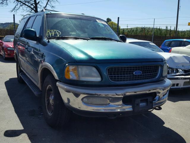 1FMFU18LXVLB58494 - 1997 FORD EXPEDITION GREEN photo 1