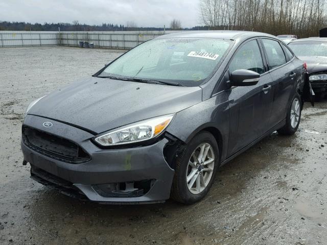 1FADP3F29FL303931 - 2015 FORD FOCUS SE GRAY photo 2