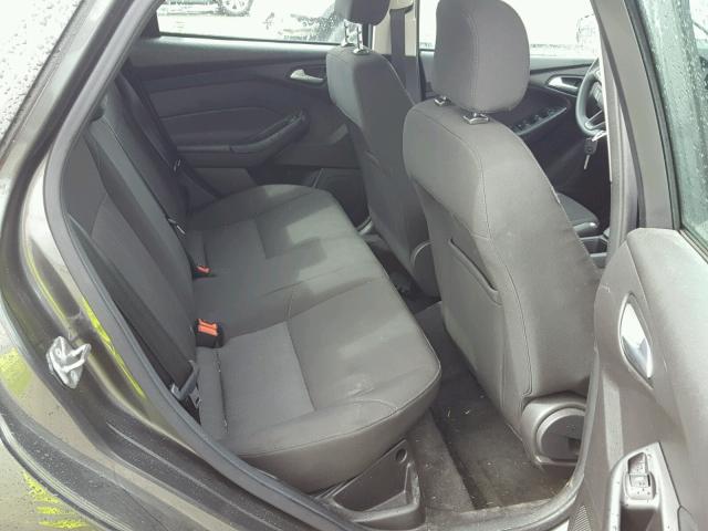 1FADP3F29FL303931 - 2015 FORD FOCUS SE GRAY photo 6