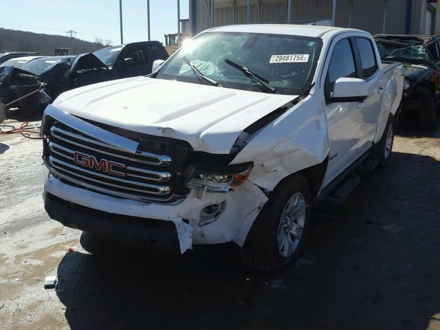 1GTG6CE33G1116413 - 2016 GMC CANYON SLE WHITE photo 2