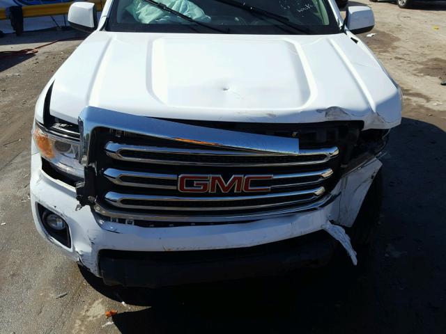 1GTG6CE33G1116413 - 2016 GMC CANYON SLE WHITE photo 7