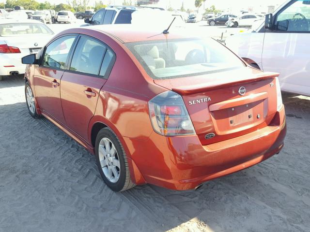 3N1AB6AP7AL667927 - 2010 NISSAN SENTRA 2.0 RED photo 3