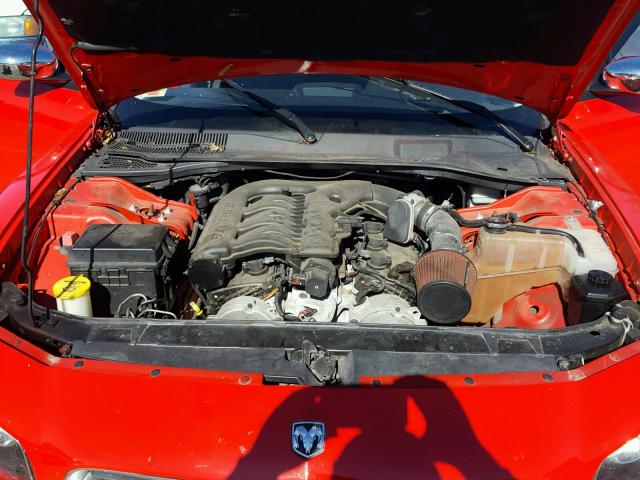 2B3KA33V49H544848 - 2009 DODGE CHARGER SX RED photo 7