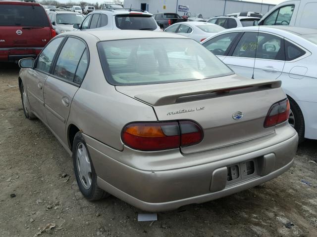1G1NE52JXY6182480 - 2000 CHEVROLET MALIBU LS 金色 照片 3
