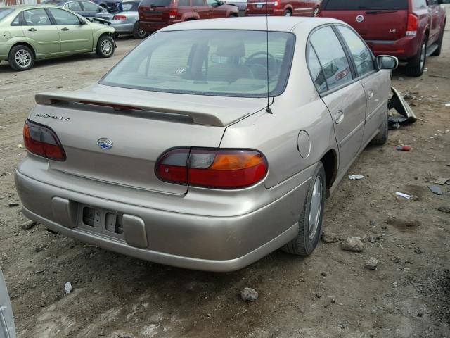 1G1NE52JXY6182480 - 2000 CHEVROLET MALIBU LS 金色 照片 4