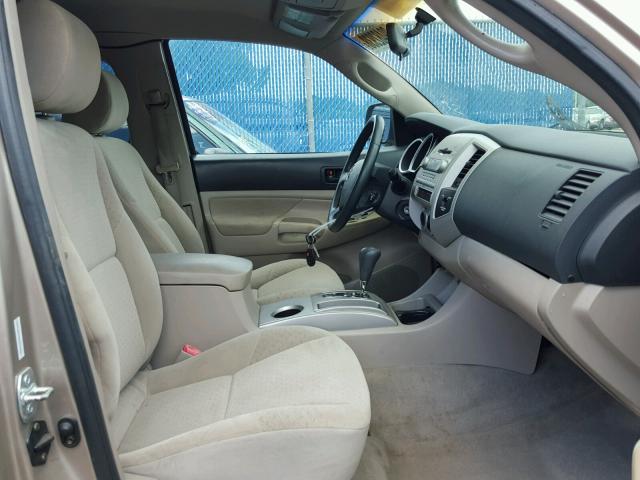 5TETU62N36Z267767 - 2006 TOYOTA TACOMA PRE BEIGE photo 5