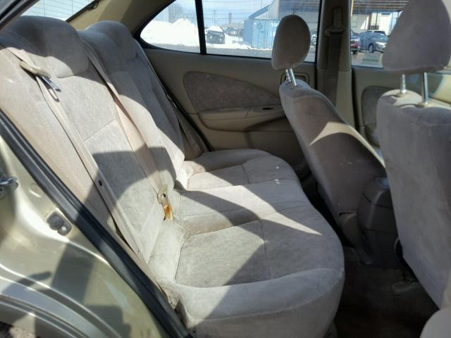 3N1CB51D31L453204 - 2001 NISSAN SENTRA XE BEIGE photo 6