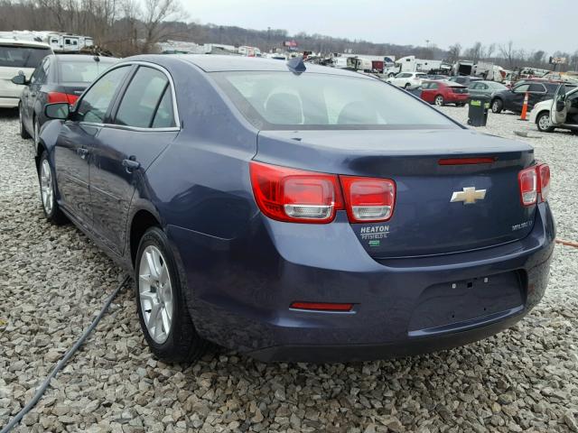 1G11C5SL6EF201687 - 2014 CHEVROLET MALIBU 1LT BLUE photo 3