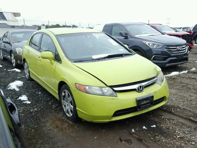 1HGFA16546L145129 - 2006 HONDA CIVIC LX GREEN photo 1