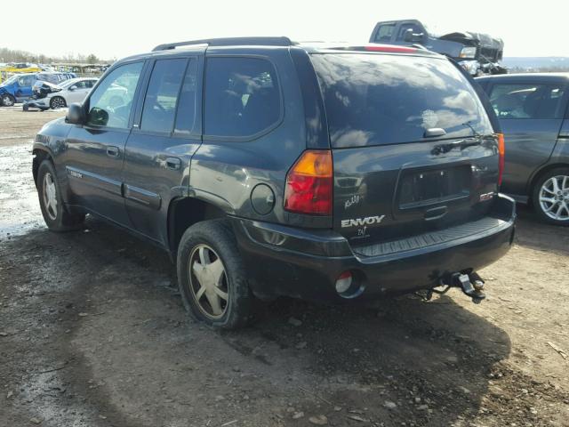 1GKDT13S632394676 - 2003 GMC ENVOY CHARCOAL photo 3