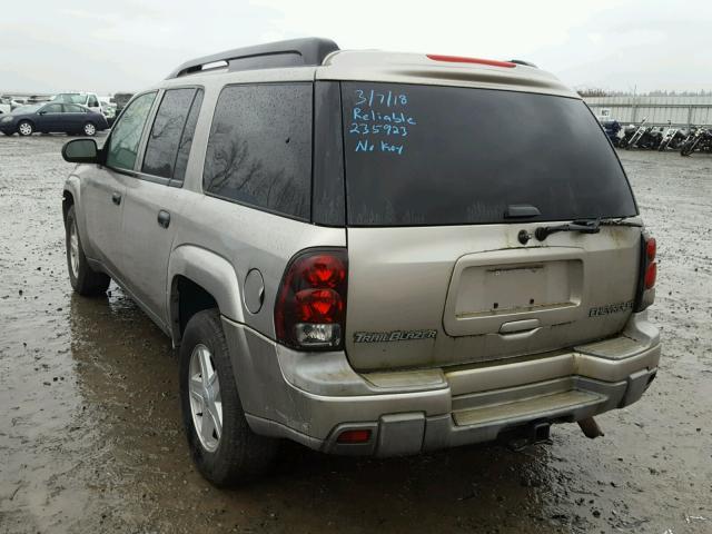 1GNES16S536235923 - 2003 CHEVROLET TRAILBLAZE TAN photo 3