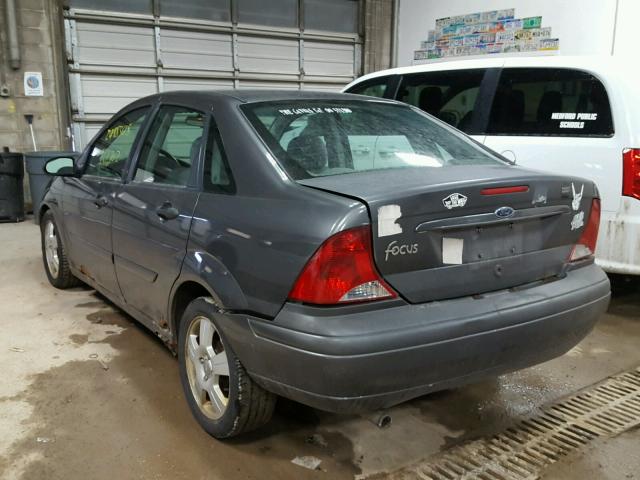 1FAFP38Z14W115631 - 2004 FORD FOCUS ZTS GRAY photo 3