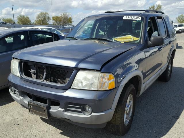 1FMZU73K22ZC72268 - 2002 FORD EXPLORER X BLUE photo 2