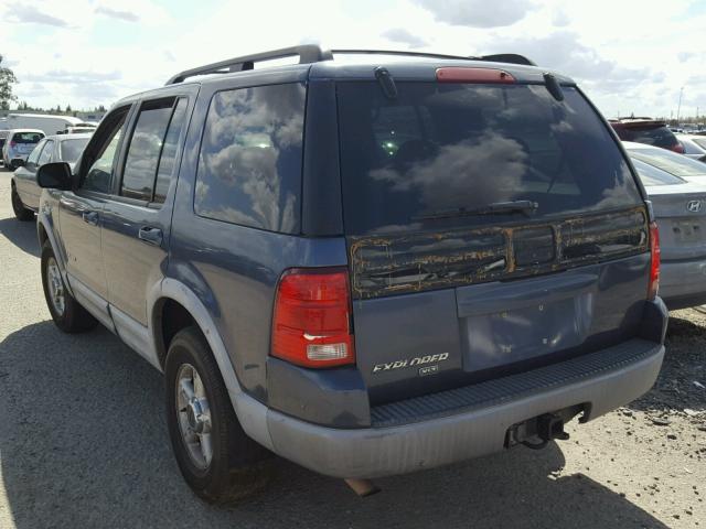 1FMZU73K22ZC72268 - 2002 FORD EXPLORER X BLUE photo 3