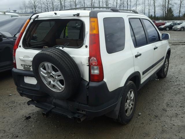 JHLRD78882C064919 - 2002 HONDA CR-V EX WHITE photo 4