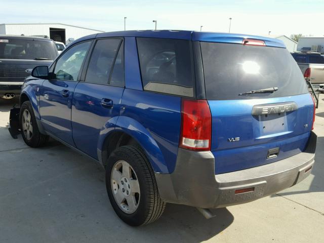 5GZCZ53465S807454 - 2005 SATURN VUE BLUE photo 3