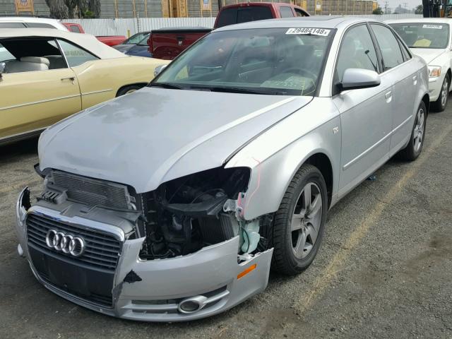 WAUAF78E57A247169 - 2007 AUDI A4 2 SILVER photo 2