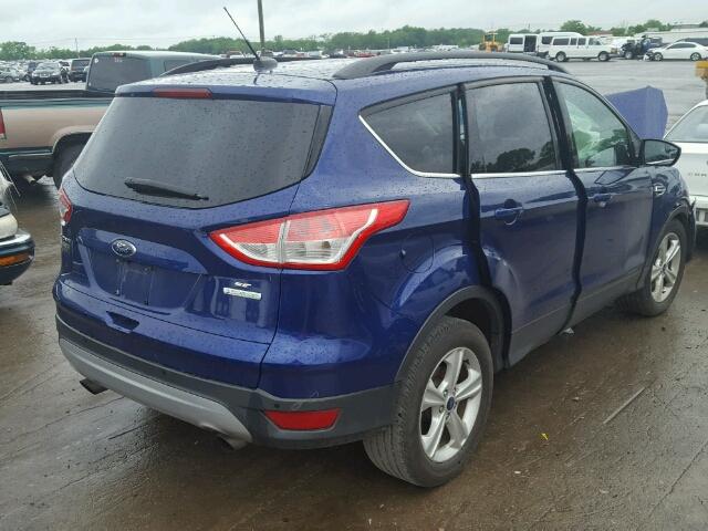 1FMCU0G95EUA83541 - 2014 FORD ESCAPE SE BLUE photo 4