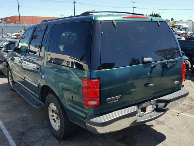 1FMRU15L5YLC22513 - 2000 FORD EXPEDITION GREEN photo 3