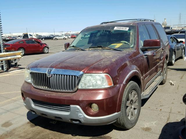 5LMFU27R53LJ39762 - 2003 LINCOLN NAVIGATOR MAROON photo 2