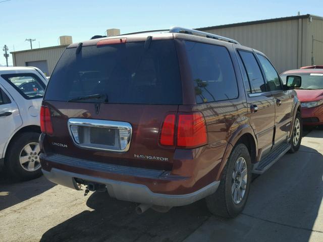 5LMFU27R53LJ39762 - 2003 LINCOLN NAVIGATOR MAROON photo 4