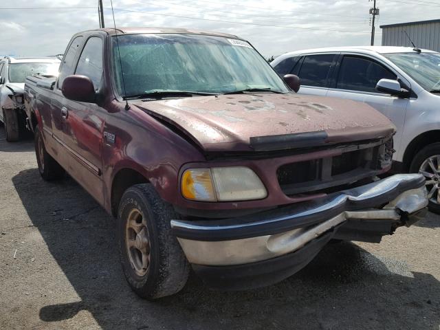 1FTZX1722WKB23179 - 1998 FORD F150 MAROON photo 1