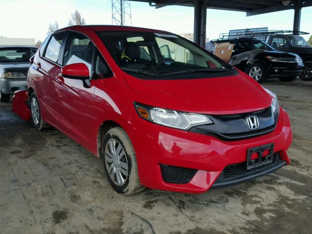 JHMGK5H56GX011784 - 2016 HONDA FIT LX Kırmızı fotoğraf 1