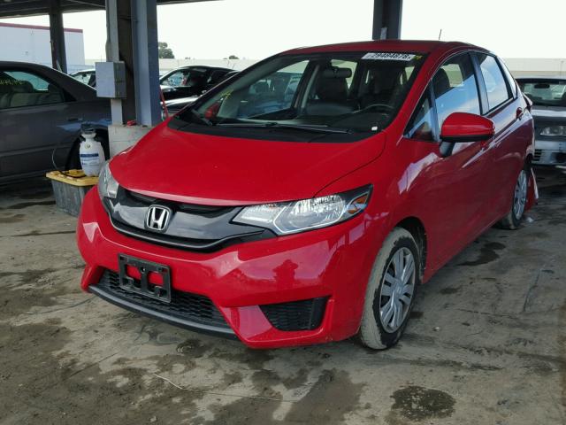 JHMGK5H56GX011784 - 2016 HONDA FIT LX Kırmızı fotoğraf 2