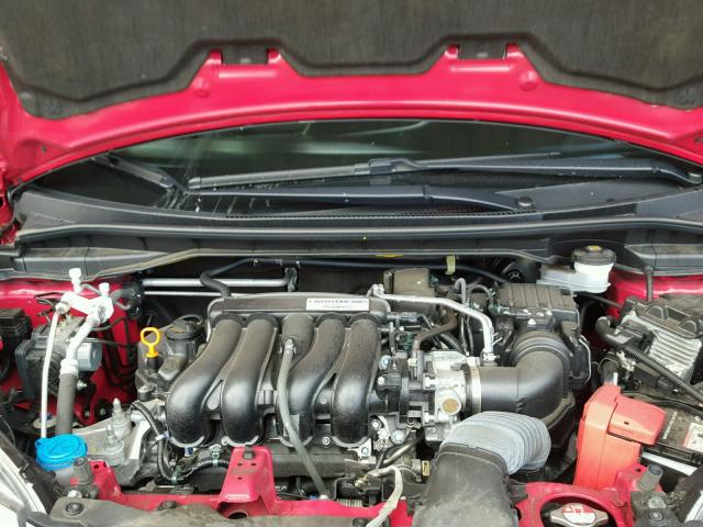 JHMGK5H56GX011784 - 2016 HONDA FIT LX Kırmızı fotoğraf 7