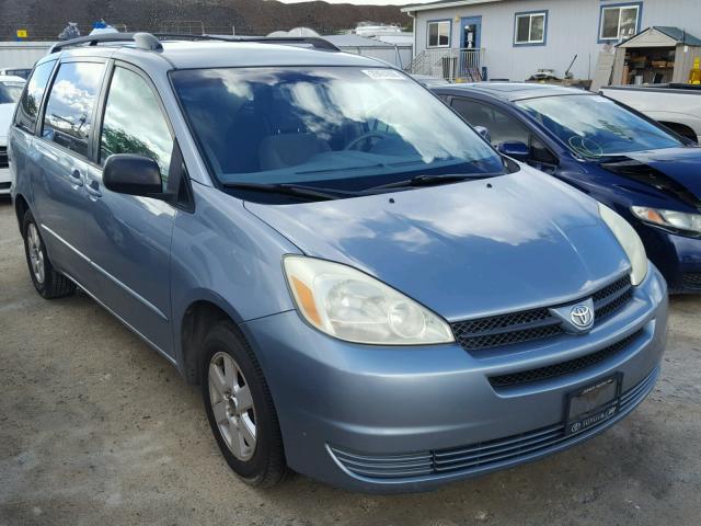 5TDZA23C84S154092 - 2004 TOYOTA SIENNA BLUE photo 1