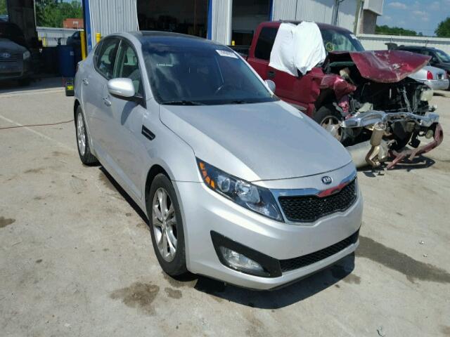 5XXGN4A7XDG256251 - 2013 KIA OPTIMA EX SILVER photo 1