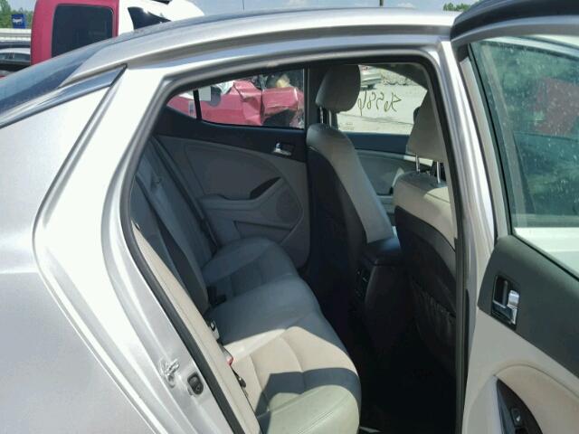 5XXGN4A7XDG256251 - 2013 KIA OPTIMA EX SILVER photo 6