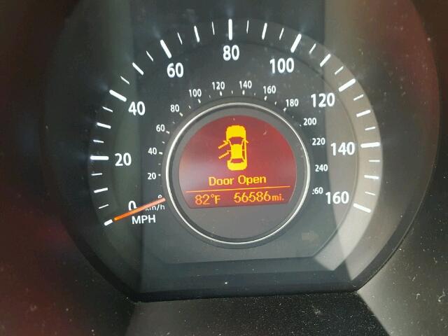 5XXGN4A7XDG256251 - 2013 KIA OPTIMA EX SILVER photo 8