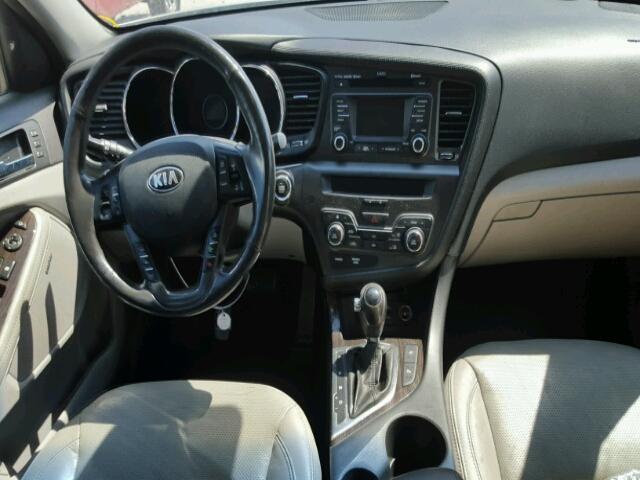 5XXGN4A7XDG256251 - 2013 KIA OPTIMA EX SILVER photo 9