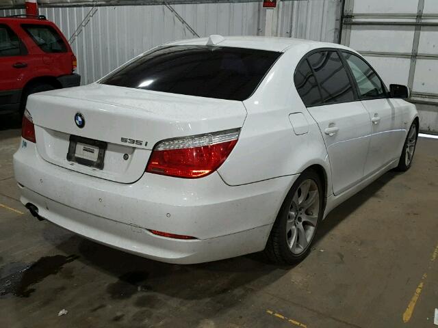 WBANW13558CZ77840 - 2008 BMW 535 I WHITE photo 4