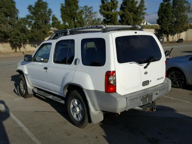 5N1ED28T4YC592478 - 2000 NISSAN XTERRA XE WHITE photo 3