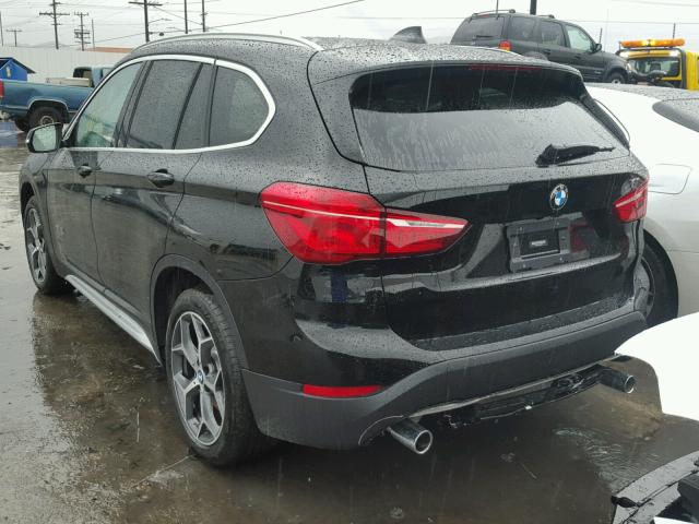 WBXHT3C38J5F90542 - 2018 BMW X1 XDRIVE2 BLACK photo 3