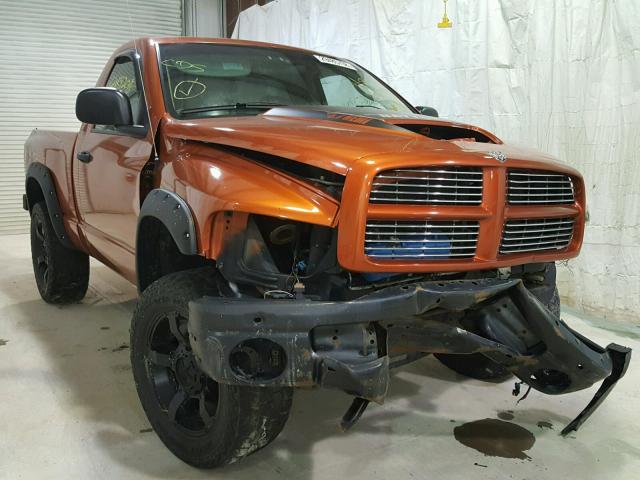 1D7HU16D15J626347 - 2005 DODGE RAM 1500 ORANGE photo 1