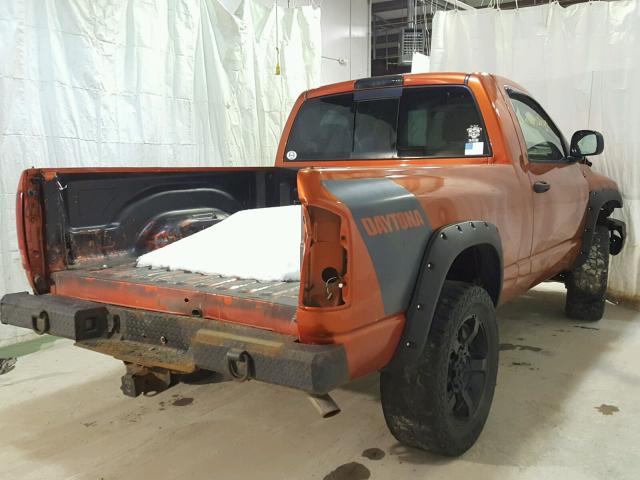 1D7HU16D15J626347 - 2005 DODGE RAM 1500 ORANGE photo 4