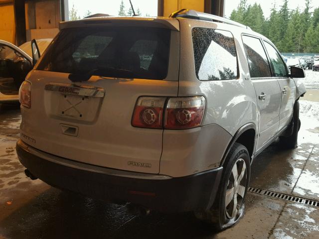 1GKKVRED6CJ135609 - 2012 GMC ACADIA SLT ვერცხლისფერი ფოტო 4