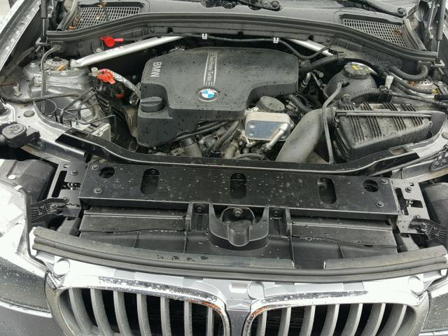 5UXWX9C57H0D98127 - 2017 BMW X3 XDRIVE2 GRAY photo 7