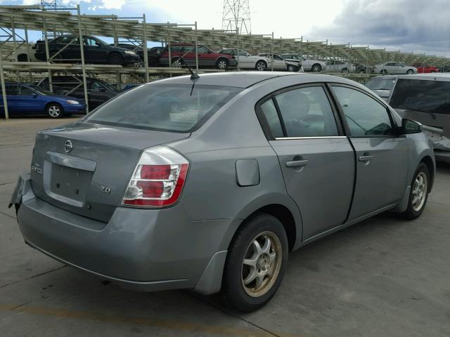 3N1AB61E87L632711 - 2007 NISSAN SENTRA 2.0 SILVER photo 4