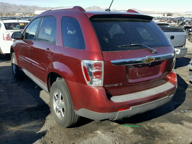 2CNDL33F186049703 - 2008 CHEVROLET EQUINOX LT BURGUNDY photo 3