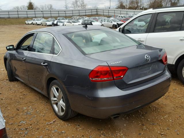 1VWBT7A31EC094717 - 2014 VOLKSWAGEN PASSAT SE GRAY photo 3