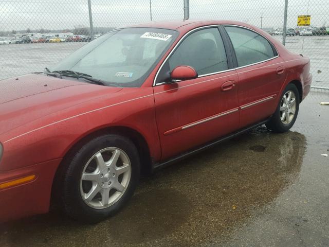 1MEFM50UX1A615972 - 2001 MERCURY SABLE GS RED photo 9